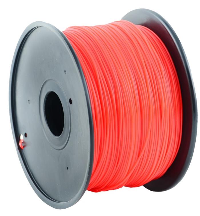 GEMBIRD 3D PLA plastové vlákno pro tiskárny, průměr 1,75mm, 1kg, červená