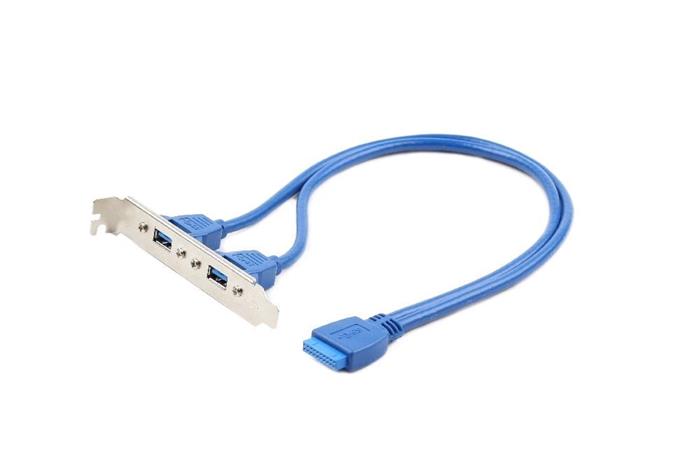 GEMBIRD USB 3.0 PCI záslepka, 19-pin konektor, kabel 40cm