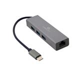 Gembird USB-C GBit adapter + 3x USB 3.0