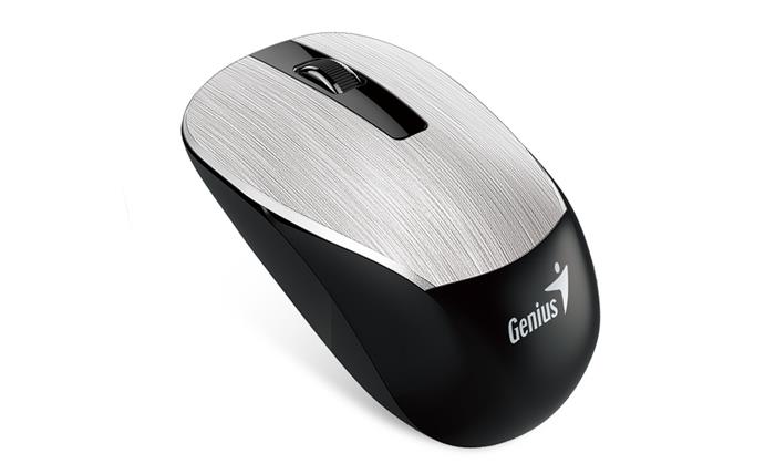 Genius NX-7015, bezdrátová myš, 1600dpi, Blue-Eye II, USB, stříbrná