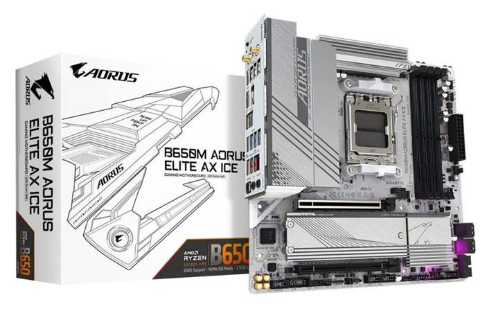 Gigabyte B650M AORUS ELITE AX ICE