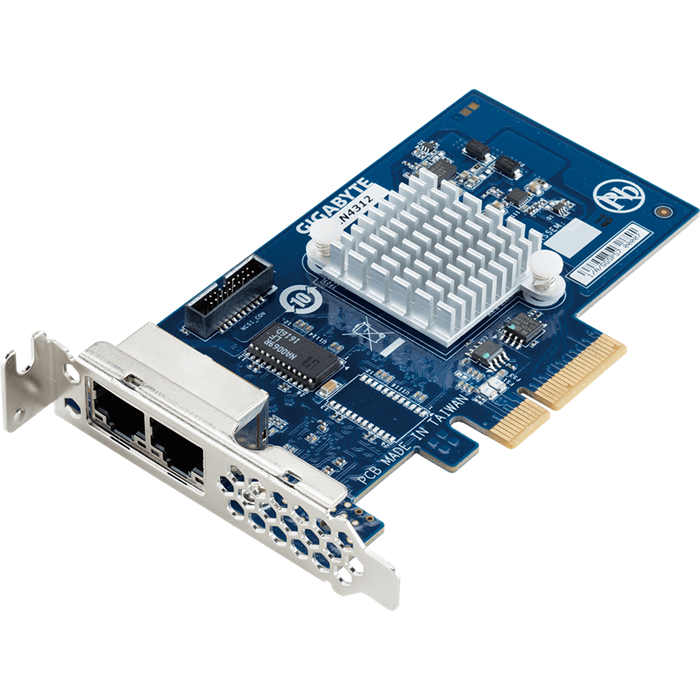 Gigabyte CLN4312 - Dual port 1GbE, Intel i350-AM2, PCI-E4 g2 MD2