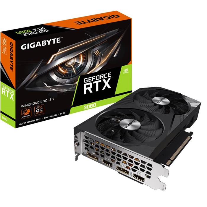 Gigabyte GeForce RTX 3060 WINDFORCE LHR OC 12G Rev. 2.0