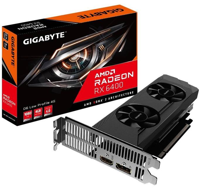 Gigabyte Radeon RX 6400 D6 LOW PROFILE 4G