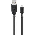 Goobay USB 2.0 kabel, typ A -> mini 8pin Panasonic, 1.8m, černý