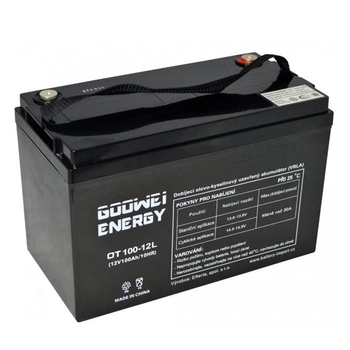 GOOWEI ENERGY Pb záložní akumulátor VRLA GEL 12V/100Ah (OTL100-12)