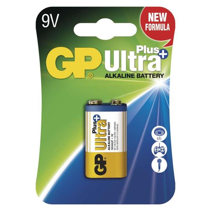 GP 9V Ultra Plus, alkalická - 1 ks