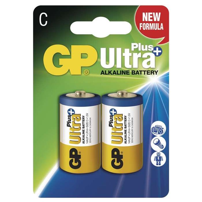 GP C Ultra Plus, alkalická - 2 ks