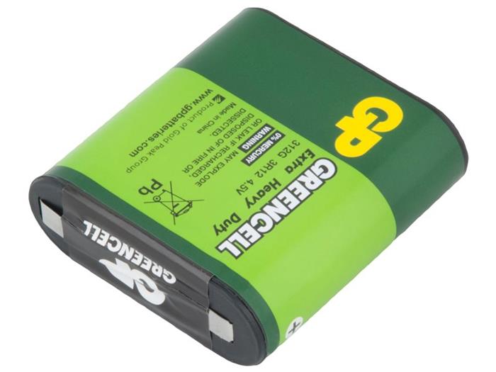 GP Greencell 3R12, 4.5V plochá baterie