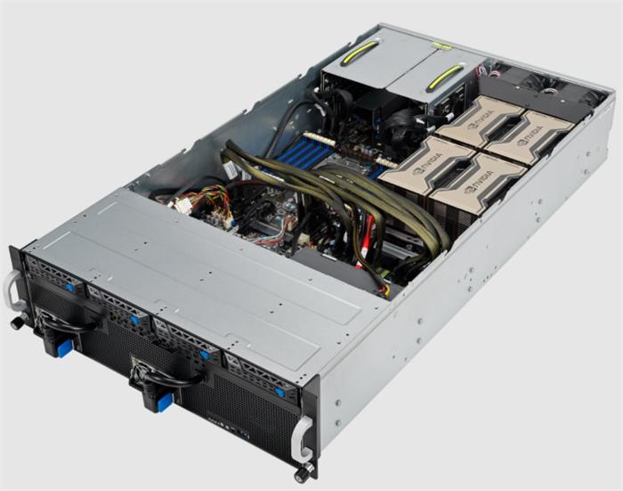 GPU server N4A-E11 3U S-SP3, 4×A100/80GB, 2PCI-E16g4L, E16/OCP3, 2×10GbE-T, 4sATA/NVMe, IPMI, 16DDR4, rPS 3kW (80+TIT)