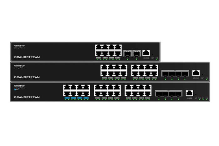 Grandstream GWN7812P Layer 3 Managed Network PoE Switch 16 portů / 4 SFP+