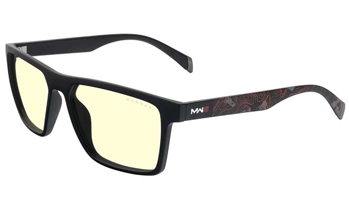 GUNNAR kancelářske/herní brýle CALL OF DUTY ALPHA EDITION ONYX INFRARED * jantarová skla * BLF 65 * GUNNAR focus