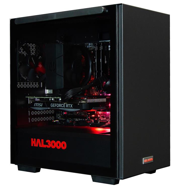 HAL3000 Online Gamer / AMD Ryzen 5 7600/ 32GB DDR5/ RTX 4070/ 1TB PCIe SSD/ WiFi/ W11