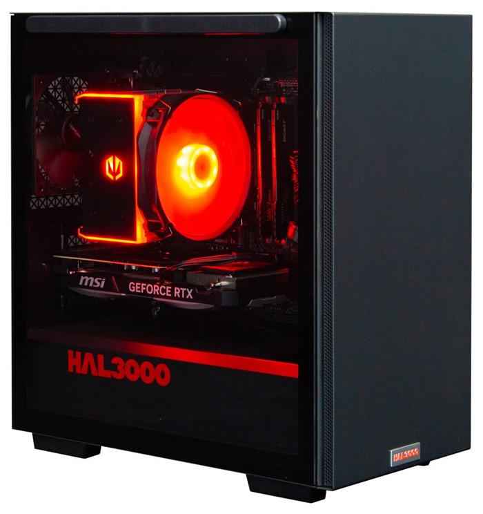 HAL3000 Online Gamer / AMD Ryzen 7 5700X3D/ 32GB/ RTX 4070/ 1TB PCIe SSD/ WiFi/ W11