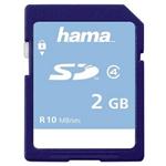 Hama 2GB SD paměťová karta, Class 4, 10MB/s