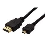 HDMI 1.4 kabel, HDMI M - microHDMI D(M), 3m