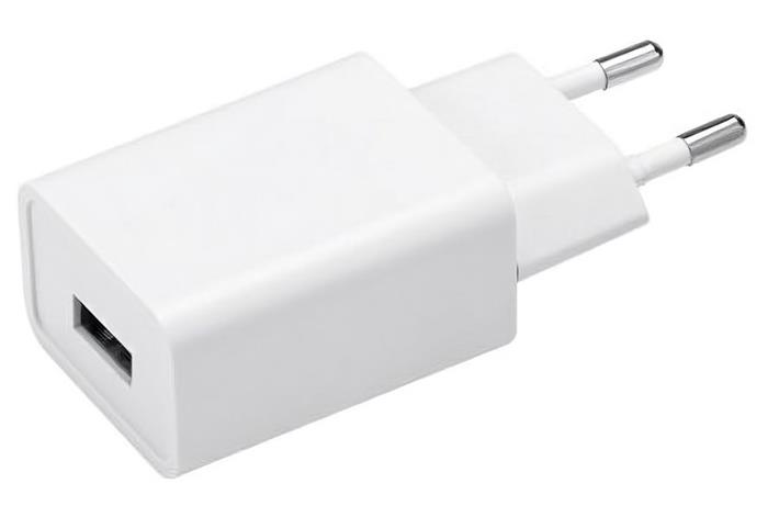 HELMER univerzální USB cestovní adaptér/ 2A/ 5V/ USB/ bílý