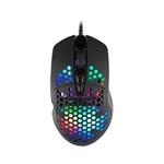 Herní myš C-TECH Scarab, casual gaming, 7200 DPI, RGB podsvícení, USB