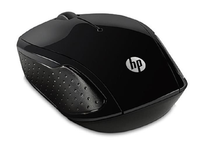 HP 200, bezdrátová optická myš, 1000dpi, USB, černá