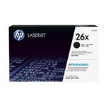 HP 26X, vysokokapacitní černý toner, 9000 stran, CF226X