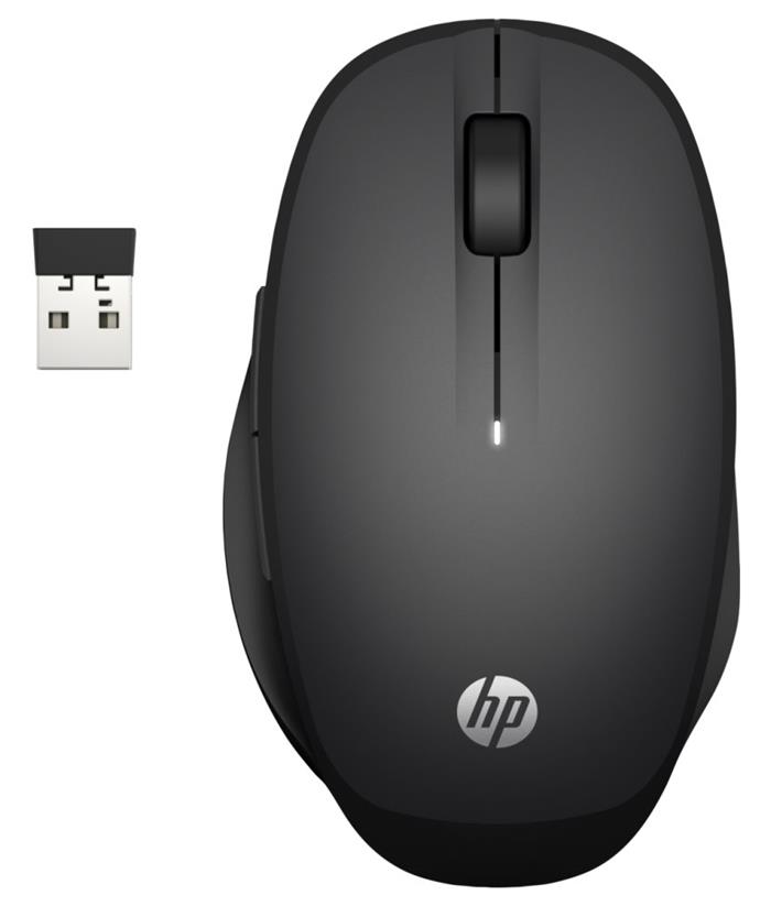 HP 300 bezdrátová myš, 3600dpi, Dual Mode, černá