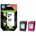 HP 300 combo pack, černá + barevná inkoustová cartridge, CN637EE