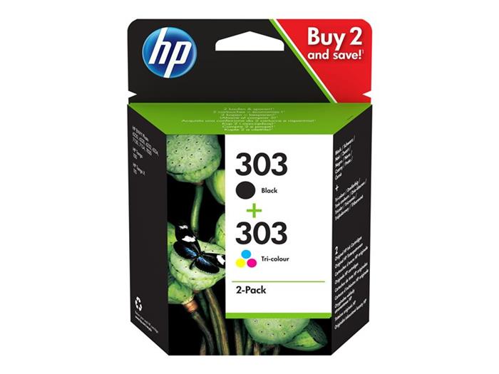 HP 303 Combo Pack černá + barevná