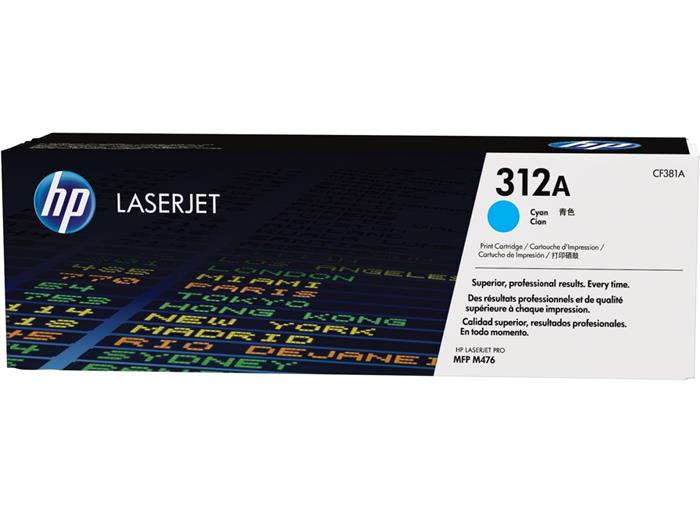 HP 312A azurový toner, 2700 stran, CF381A