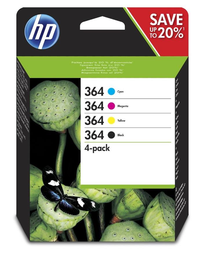 HP 364 - Combo pack C/M/Y/K, N9J73AE