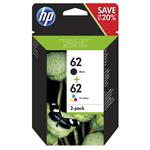 HP 62 Combo pack, 4ml + 4.5ml, N9J71AE