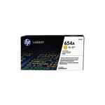 HP 654A, žlutý toner pro HP M651, 15.000 stran, CF332A