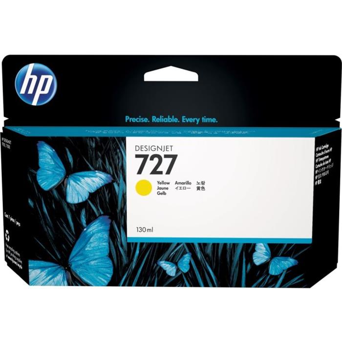 HP 727, velká inkoustová cartridge, žlutá, 300ml, F9J78A