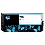 HP 728 azurová ink. kazeta, 130ml