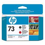 HP 73, matná černá + chromatická červená inkoustová cartridge, CD949A