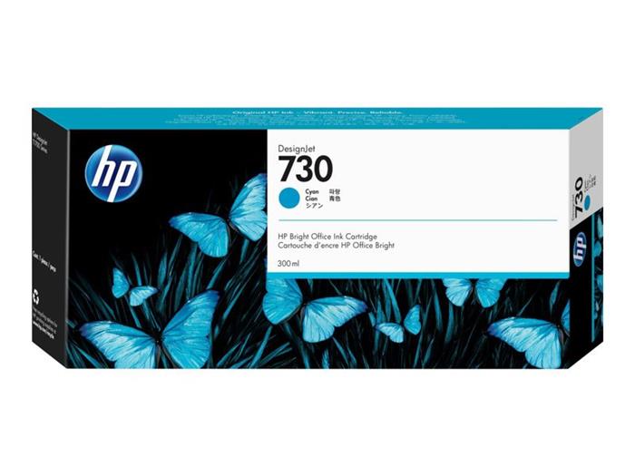 HP 730 300-ml Cyan Ink Cartridge 