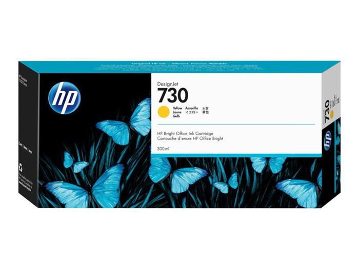 HP 730 300-ml Yellow Ink Cartridge 