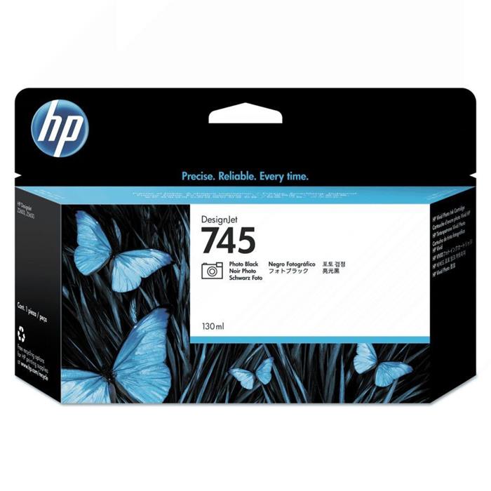 HP 745, foto černá inkoustová cartridge, 130ml, F9J98A