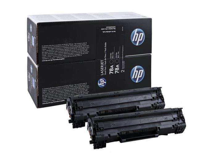 HP 78AD, černý toner, 2-pack, 2x 2100 stran, CE278AD