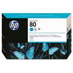 HP 80, modrá inkoustová cartridge, 350ml, C4846A