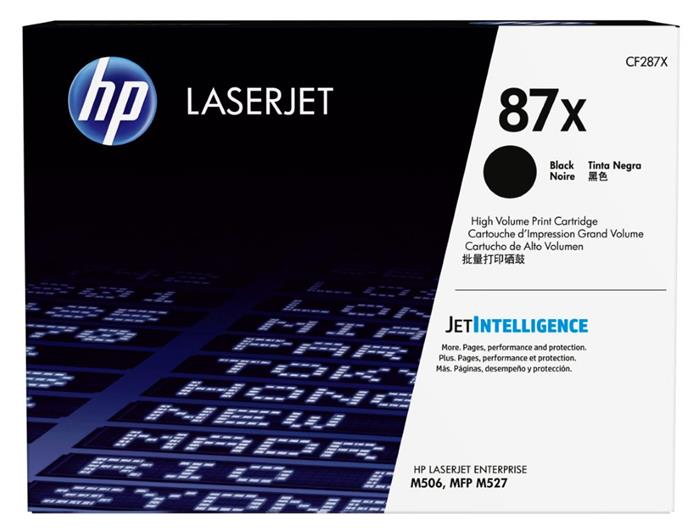 HP 87X, černý toner velký, 18.000 stran, CF287X