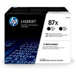 HP 87X černý toner velký - 2 pack, CF287XD