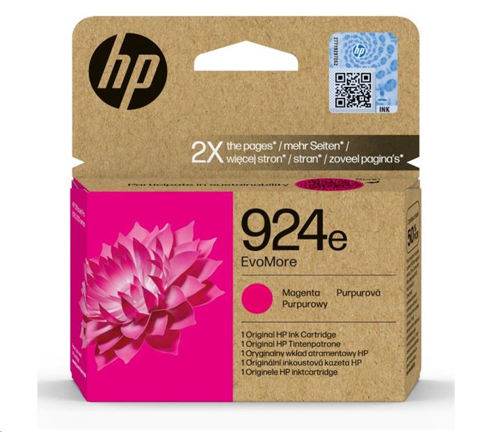 HP 924e EvoMore Magenta Original Ink Cartridge (800 pages)