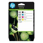 HP 937 CMYK Original Ink Cartridge 4-Pack