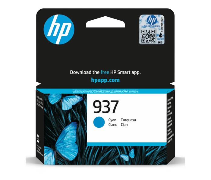 HP 937 Cyan Original Ink Cartridge