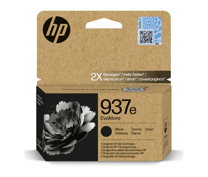 HP 937e EvoMore Black Original Ink Cartridge