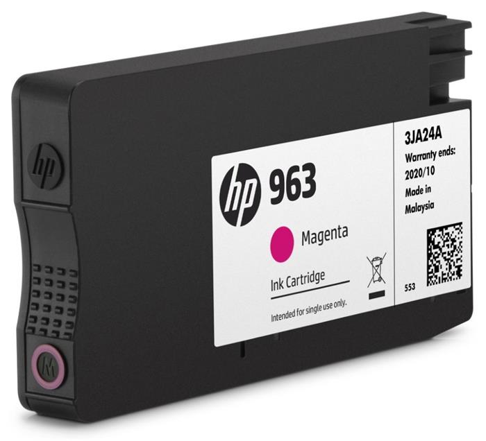 HP 963 Inkoustová náplň Purpurová (magenta, 700p) pro HP OfficeJet Pro 9010, 9013, HP OfficeJet Pro 9020