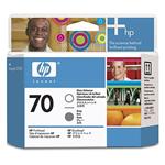 HP č 70, inkoustová cartridge, zesilovač lesku + šedá, C9410A