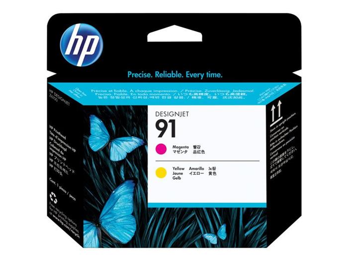 HP č 91, inkoustová cartridge, purpurová + žlutá, C9461A