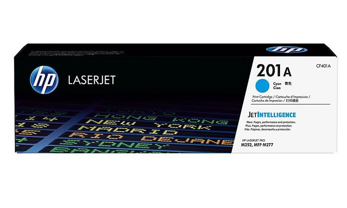 HP CF401A Toner 201A pro CLJ M277, M252, (1400str), Cyan