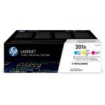 HP Toner 201X LaserJet 3-pack CMY (CF401X-CF403X)